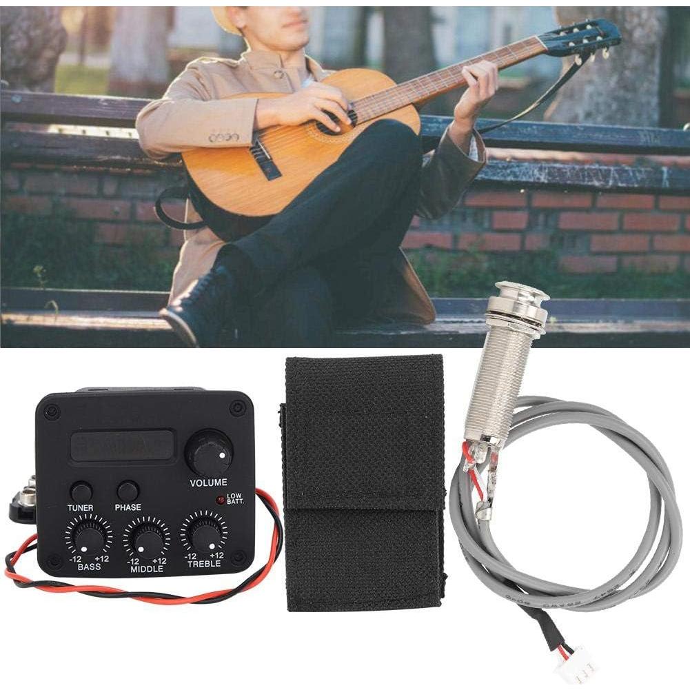 Ecualizador Pre-Amplificador de Guitarra Bnineteenteam 3 Bandas LCD