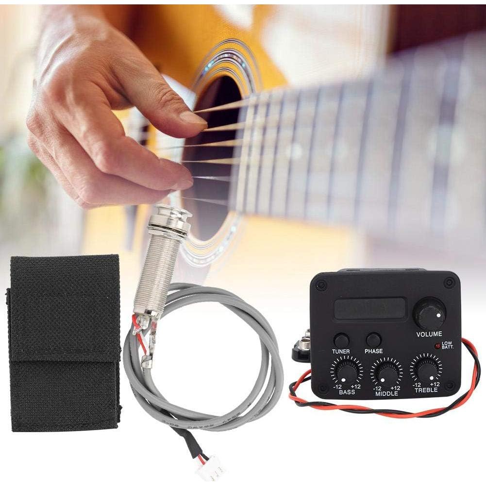 Ecualizador Pre-Amplificador de Guitarra Bnineteenteam 3 Bandas LCD