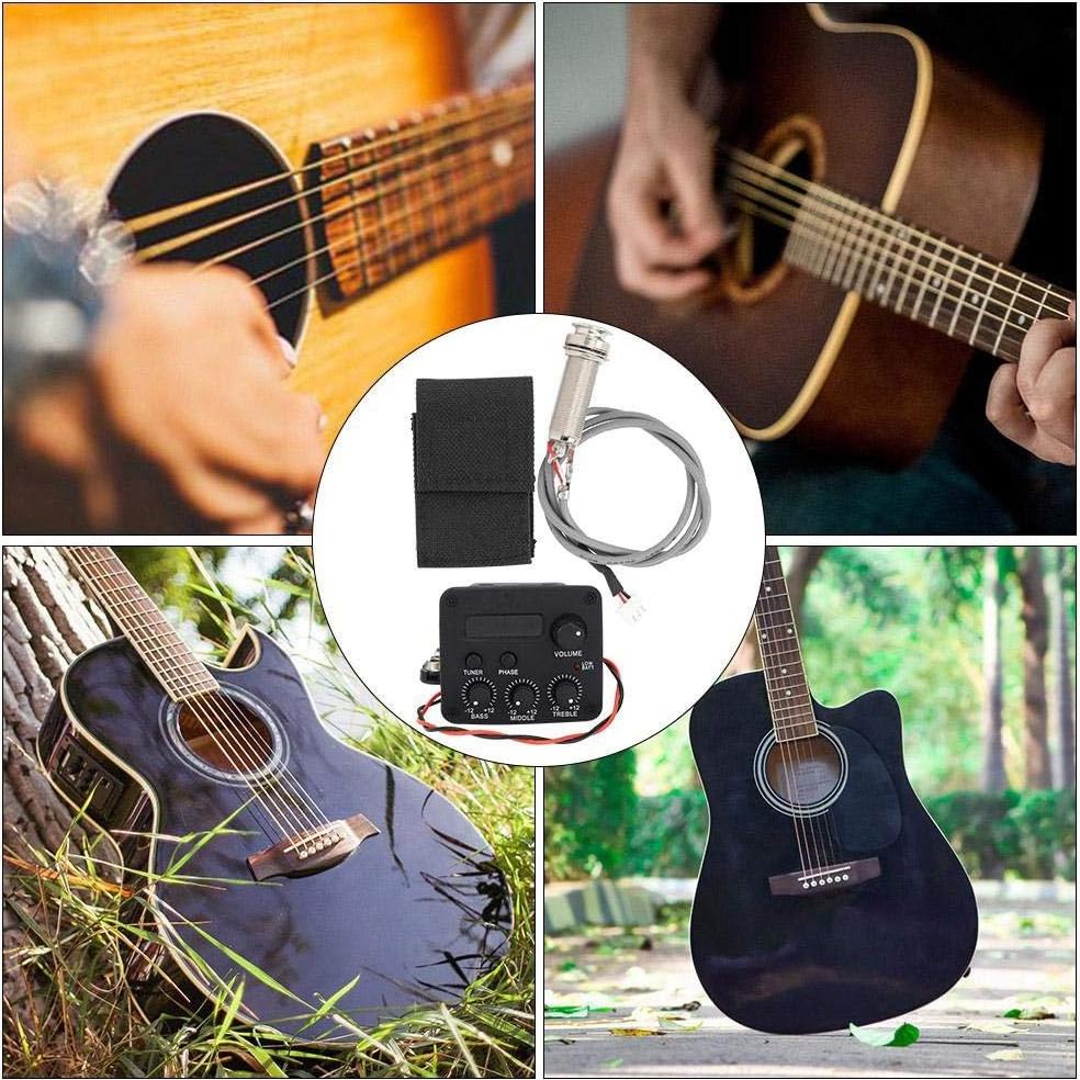 Ecualizador Pre-Amplificador de Guitarra Bnineteenteam 3 Bandas LCD