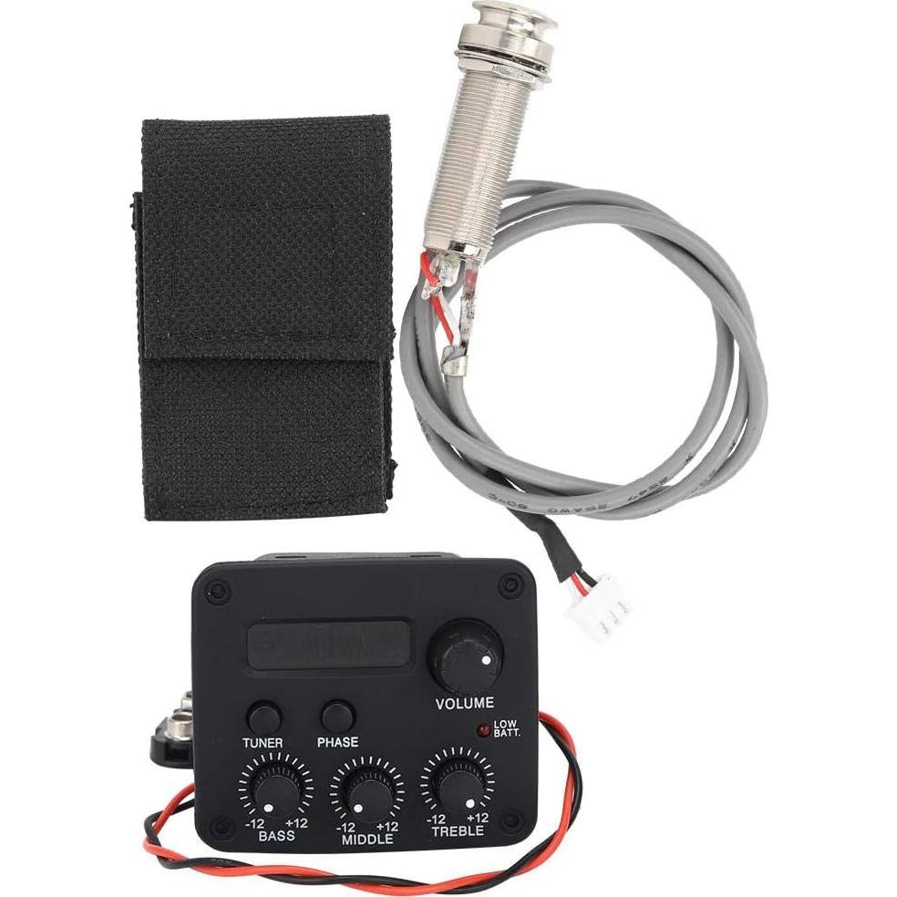 Ecualizador Pre-Amplificador de Guitarra Bnineteenteam 3 Bandas LCD