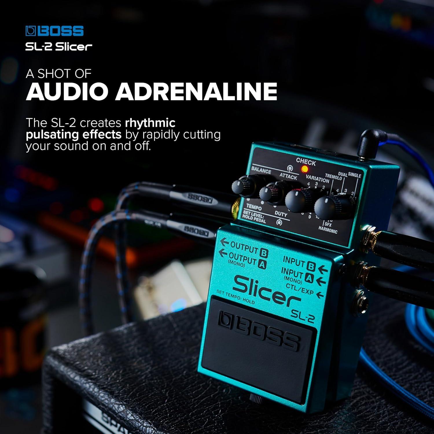 Pedal Cortador de Audio BOSS SL-2 con 11 Patrones