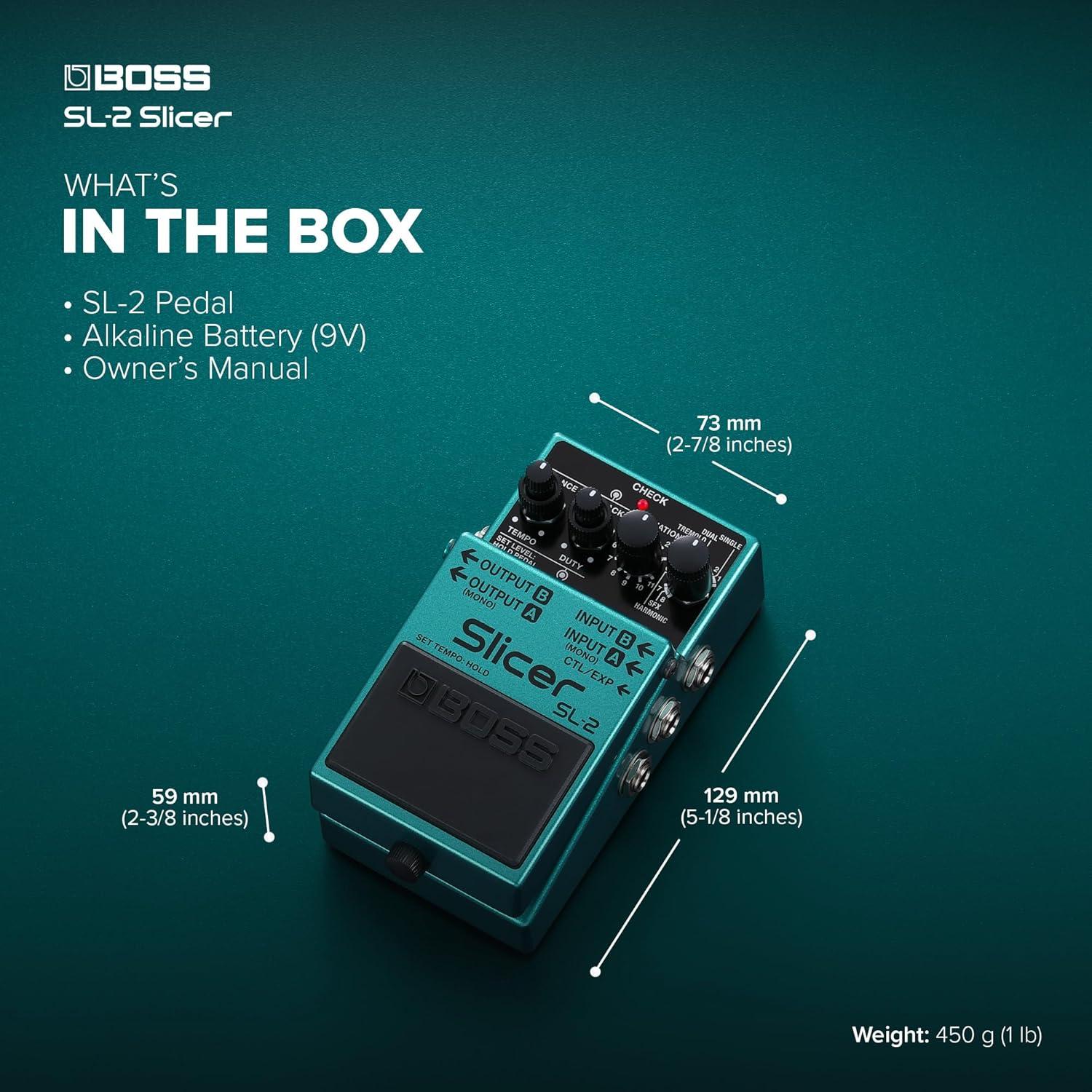 Pedal Cortador de Audio BOSS SL-2 con 11 Patrones