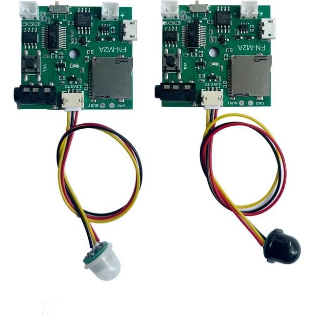 Sensor de Movimiento PIR Audio 3W Electronics123 - 3.5m