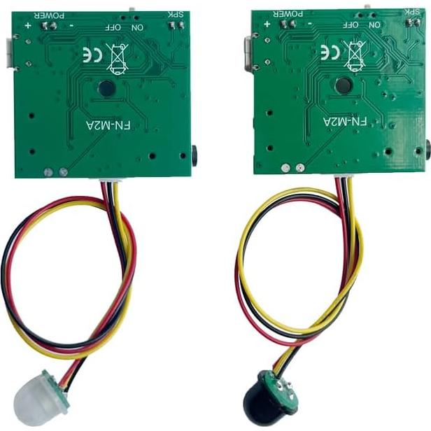 Sensor de Movimiento PIR Audio 3W Electronics123 - 3.5m