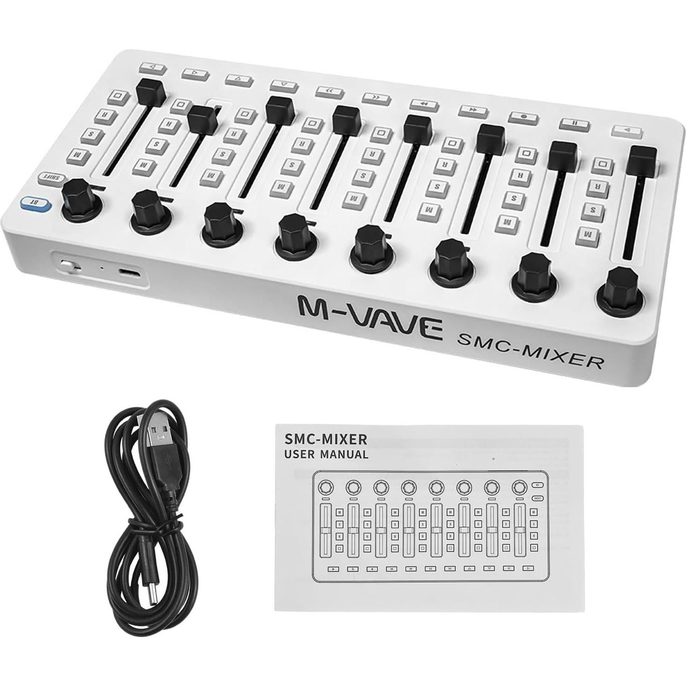 Controlador MIDI Mezclador Summina 43 Teclas USB BT Portátil