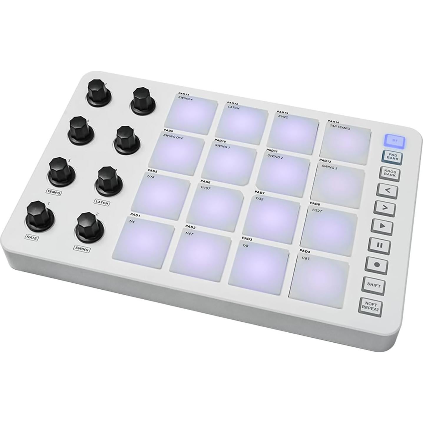 Controlador MIDI Summina Pad 16 Pads RGB Conexión BT 0.68 kg
