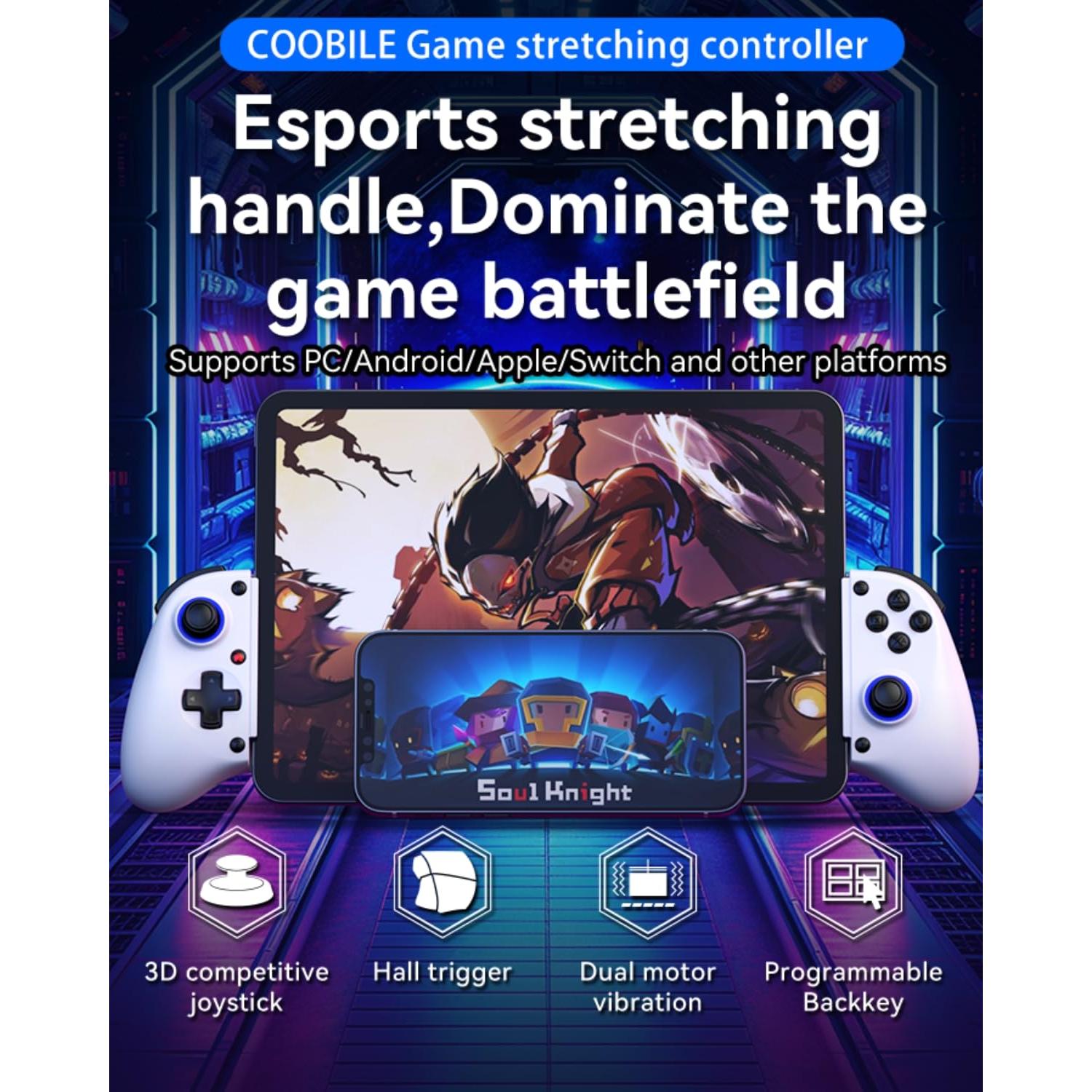 Controlador Inalámbrico COOBILE para iOS/Android/PC/Switch