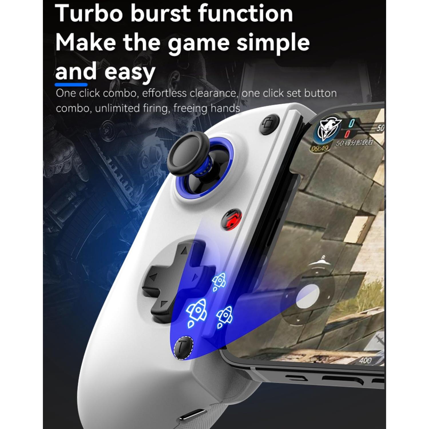 Controlador Inalámbrico COOBILE para iOS/Android/PC/Switch