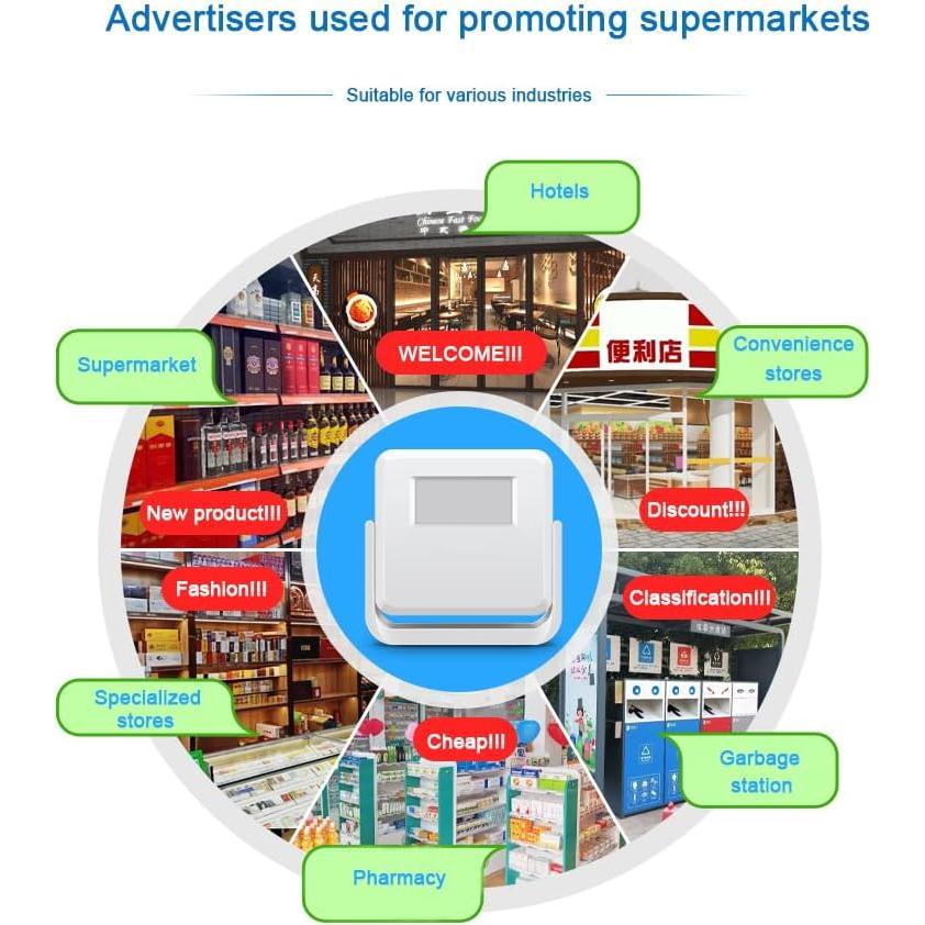Sensor de Movimiento XMHE con Reproductor MP3 Personalizado