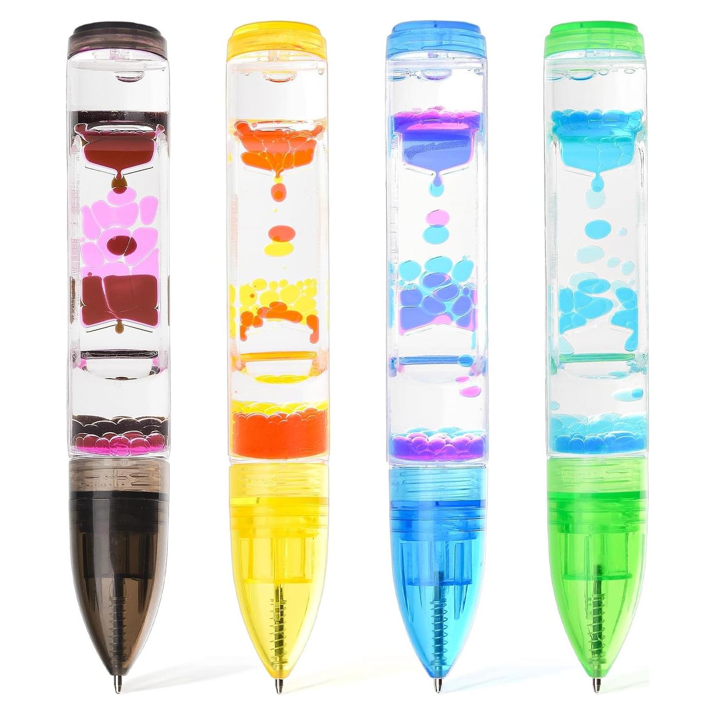 Bolígrafos Antiestrés CAILINK - Paquete de 4, 220g, 16cm