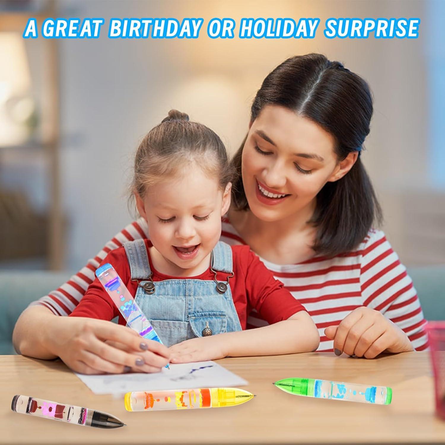 Bolígrafos Antiestrés CAILINK - Paquete de 4, 220g, 16cm