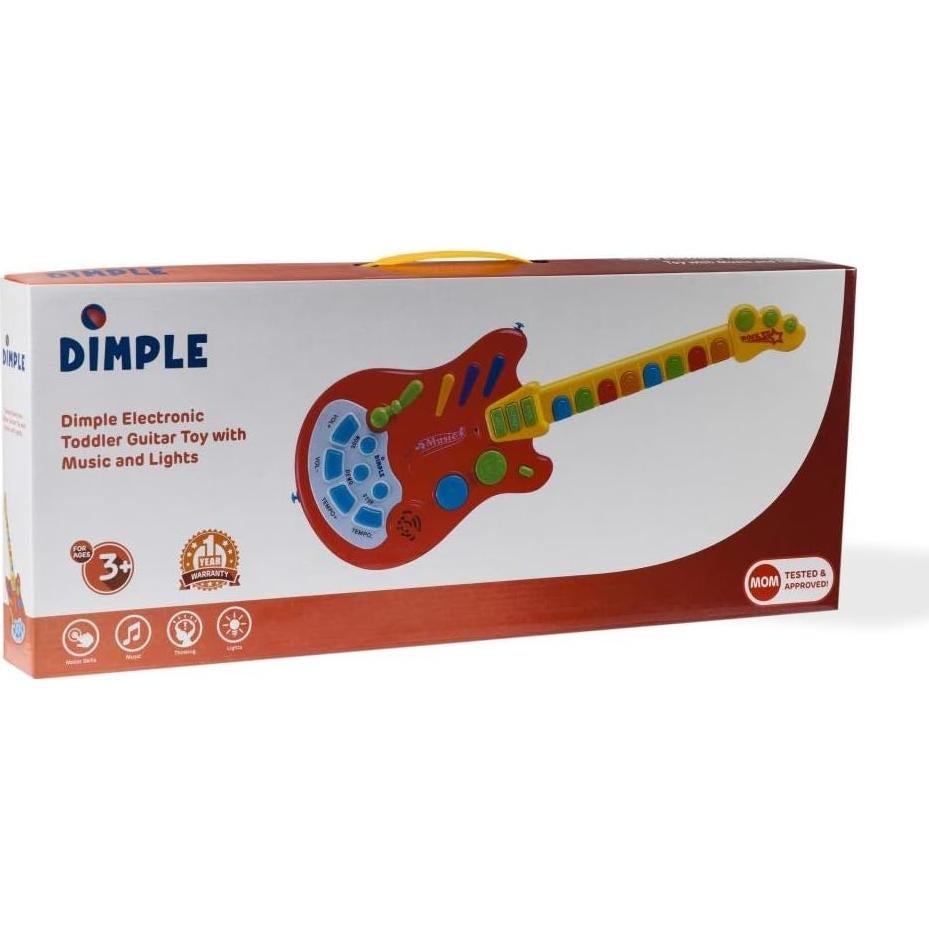 Guitarra Electrónica DimpleChild para Niños 1.27 kg Rojo
