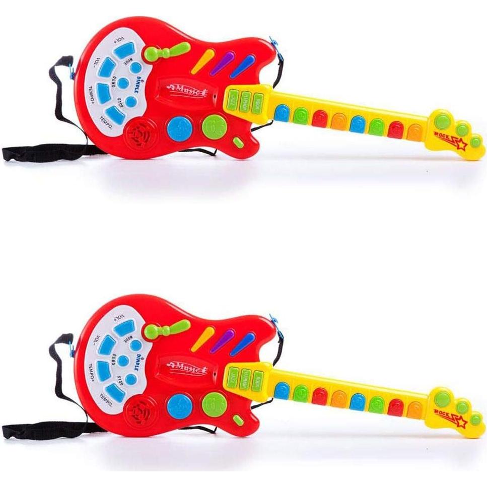Guitarra Electrónica DimpleChild para Niños 1.27 kg Rojo