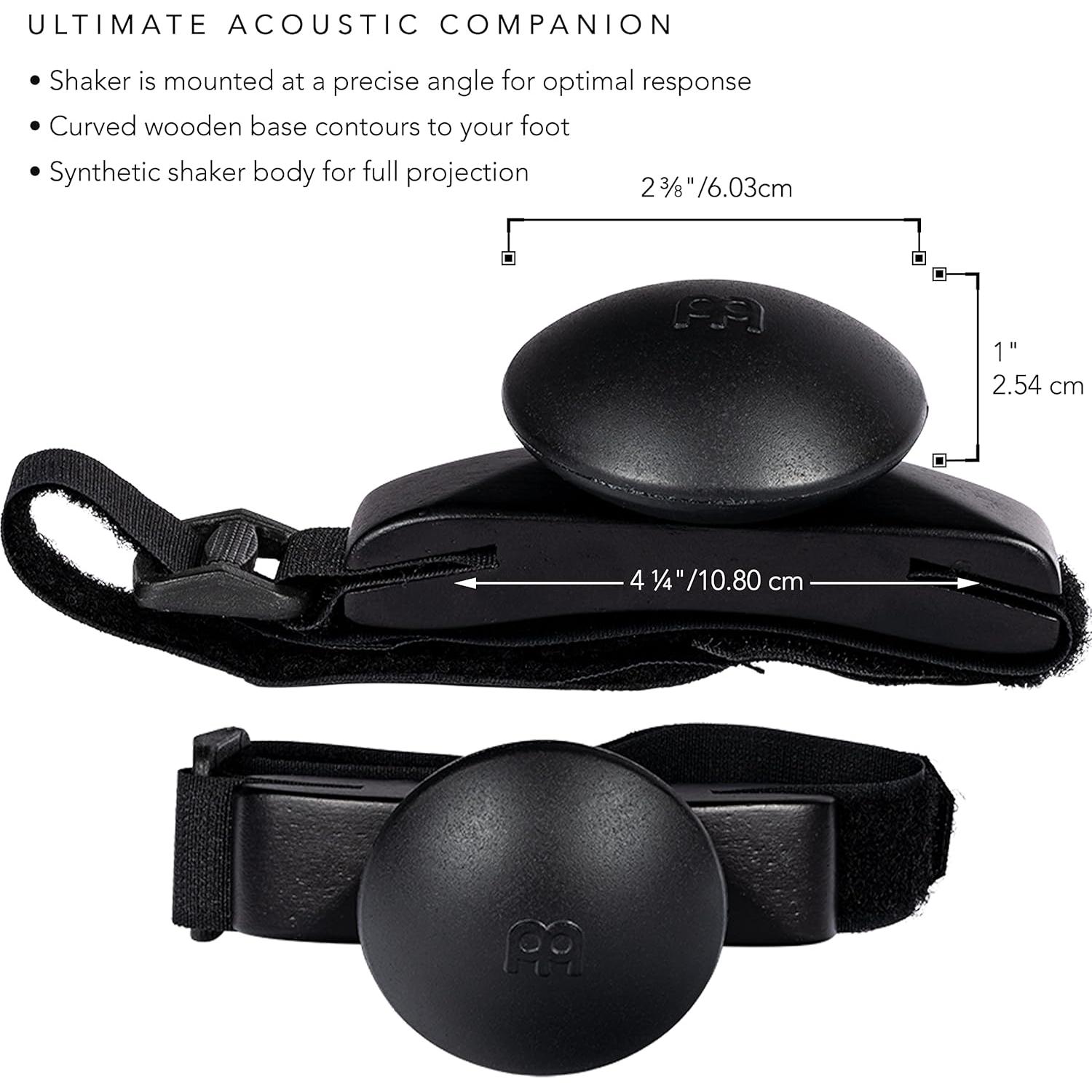 Foot Shaker Meinl FS-BK para Cajonistas y Guitarristas