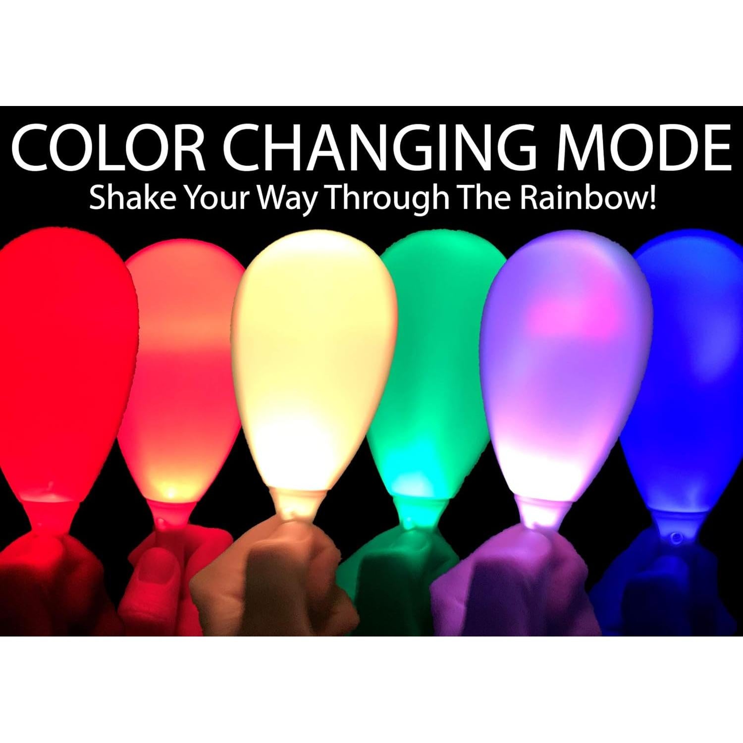 Paquete de 2 Shakers de Luz LED OFG - Múltiples Modos de Color