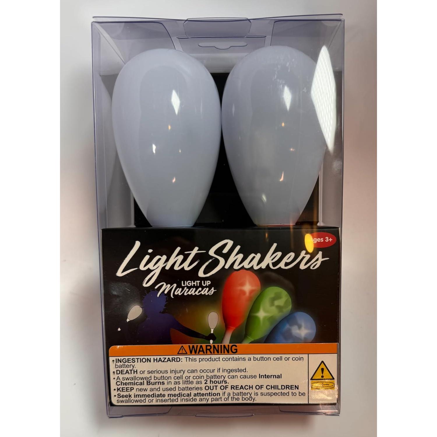 Paquete de 2 Shakers de Luz LED OFG - Múltiples Modos de Color