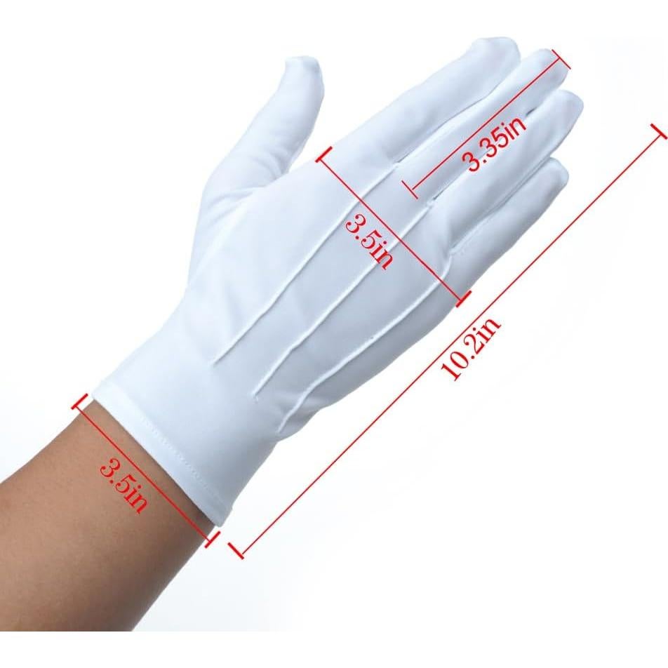 Guantes Formales de Tuxedo JISEN para Hombre 26cm Antideslizantes