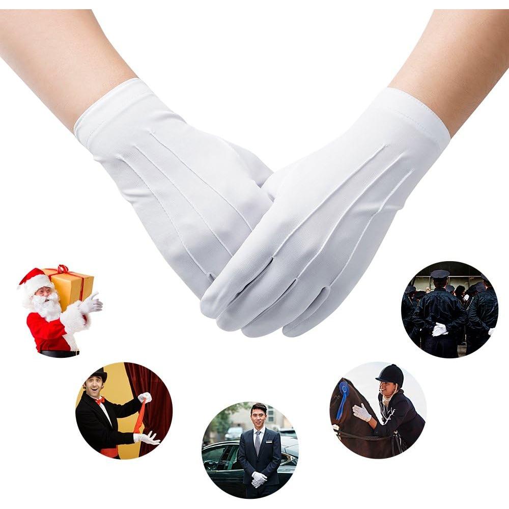 Guantes Formales de Tuxedo JISEN para Hombre 26cm Antideslizantes