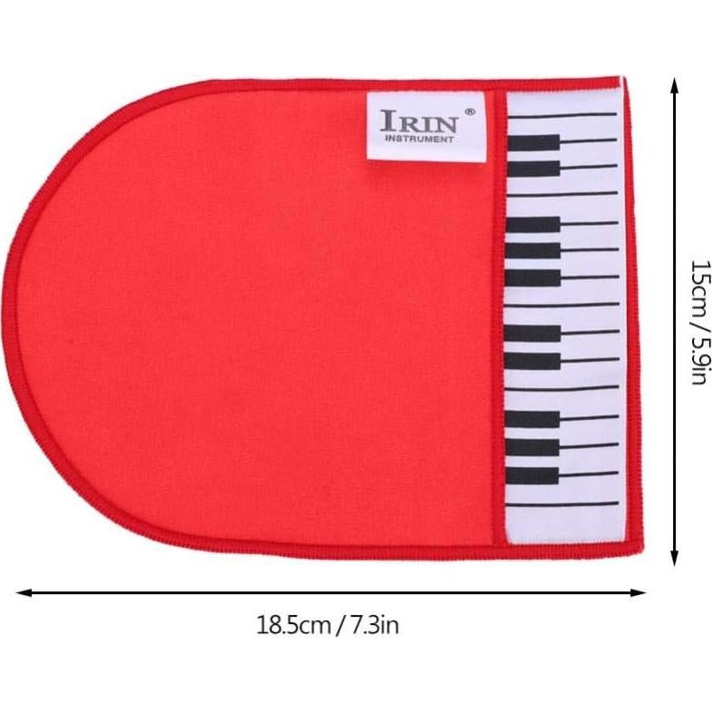 Guante de Limpieza para Piano Microfibra Rojo 18.5x15cm