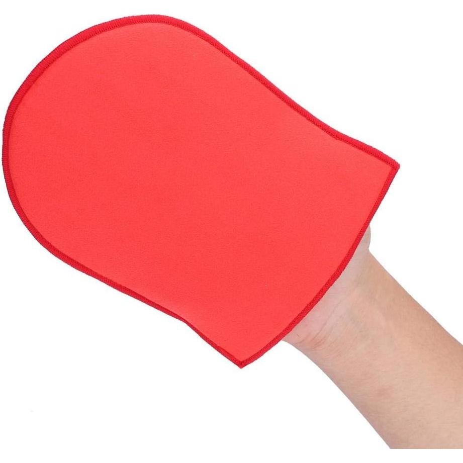 Guante de Limpieza para Piano Microfibra Rojo 18.5x15cm