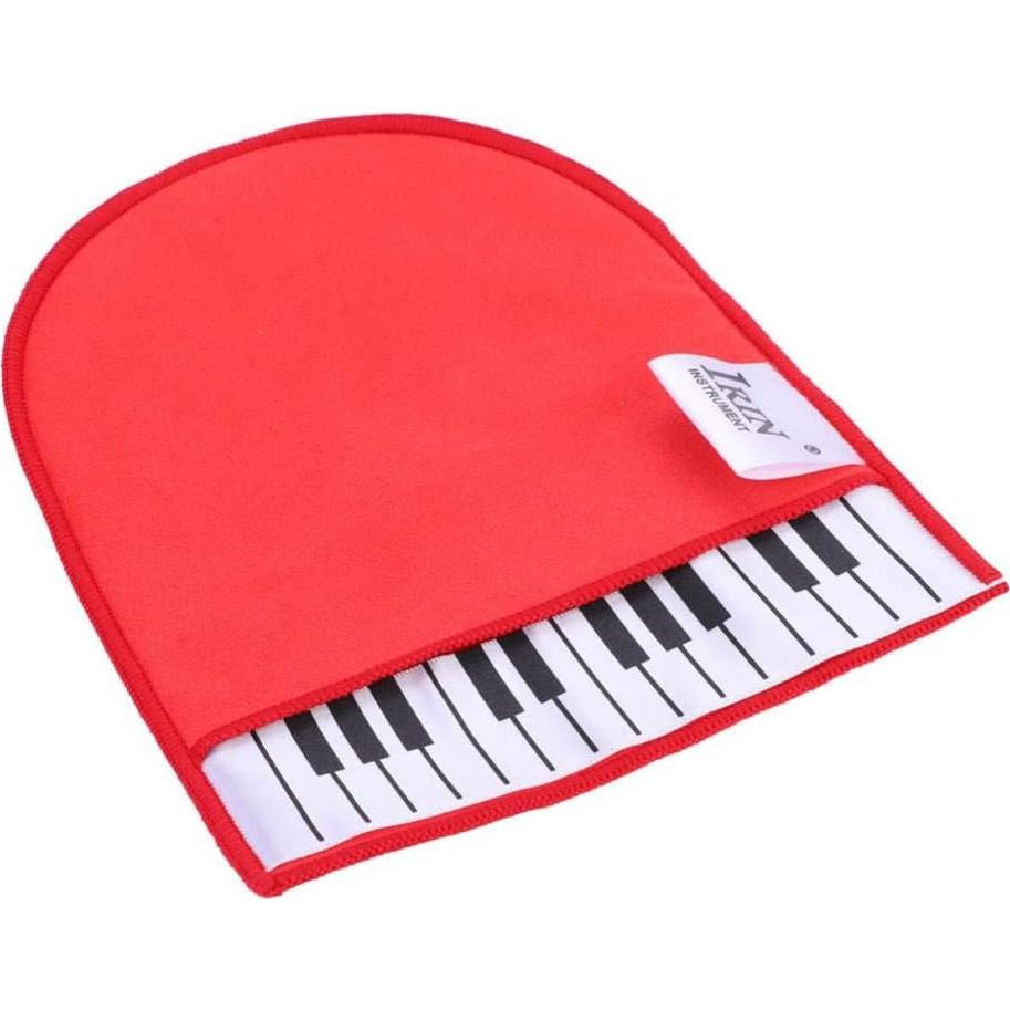 Guante de Limpieza para Piano Microfibra Rojo 18.5x15cm