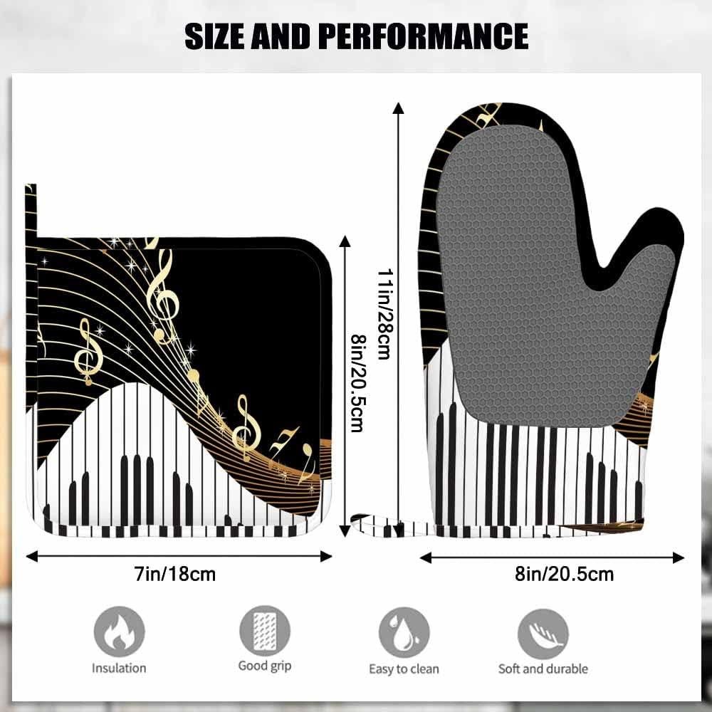 Guantes de Horno y Soportes para Olla Mxocom Antideslizantes