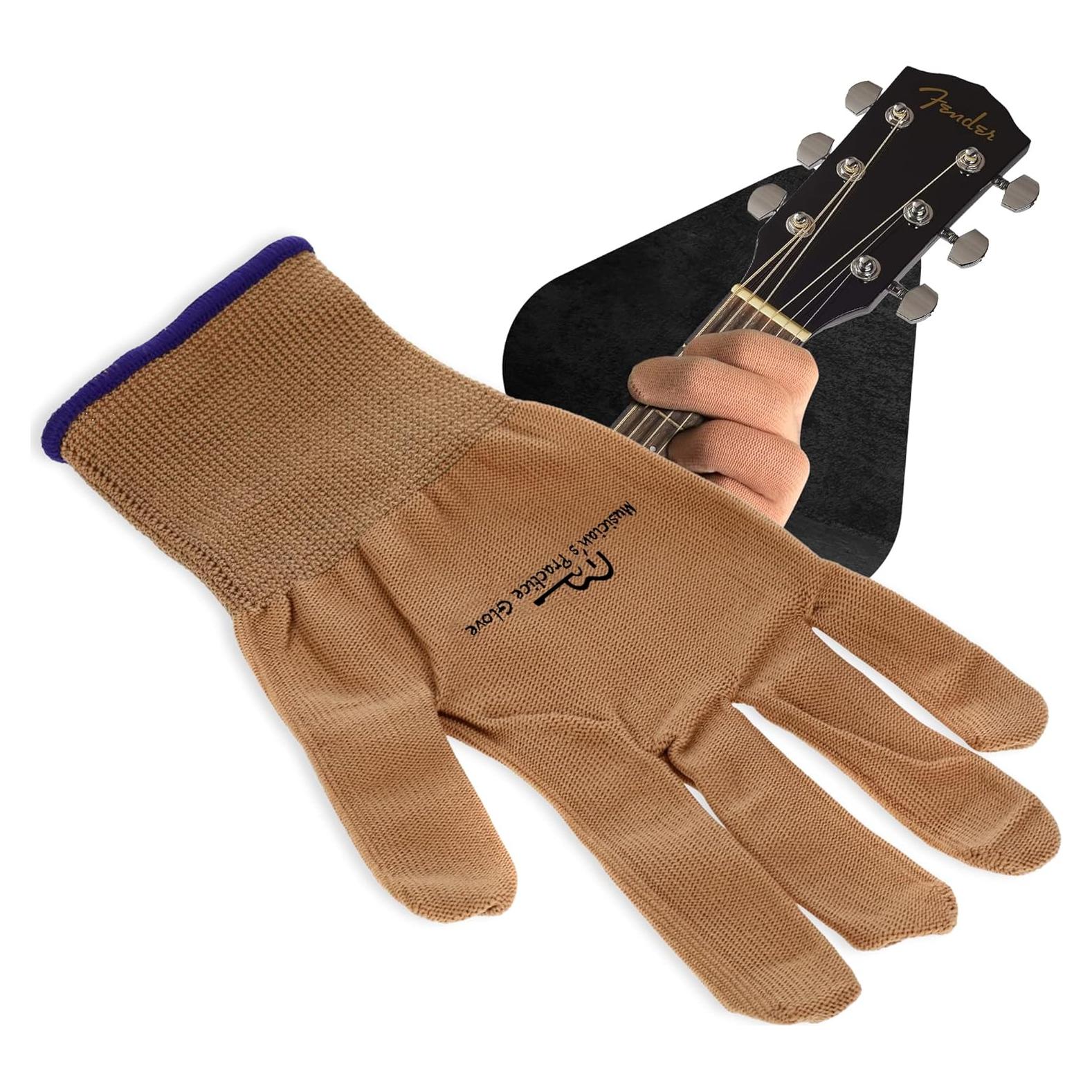 Guante de Práctica del Músico Grande Negro para Instrumentos