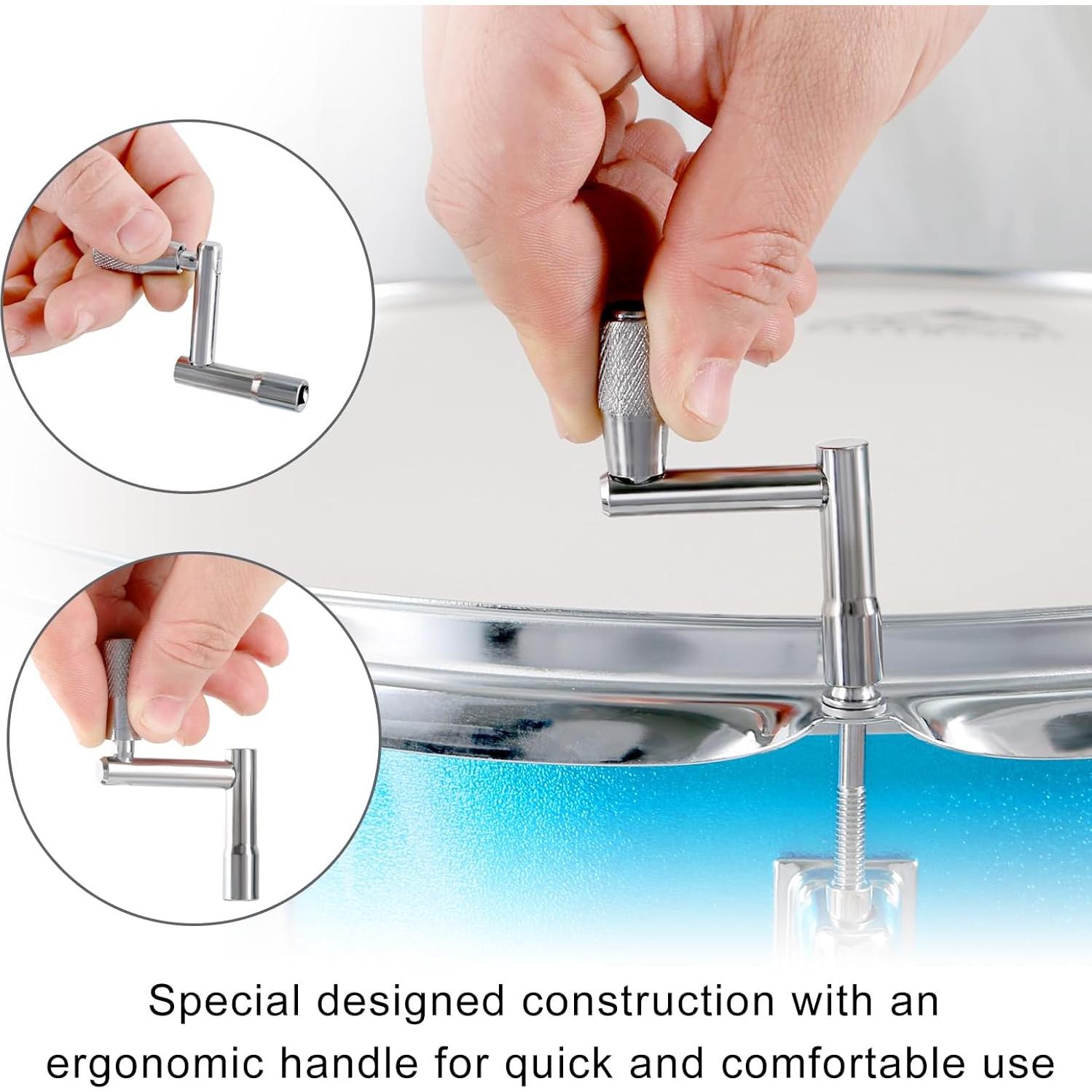 Claves de Batería EASTROCK Paquete de 4 Piezas Universal