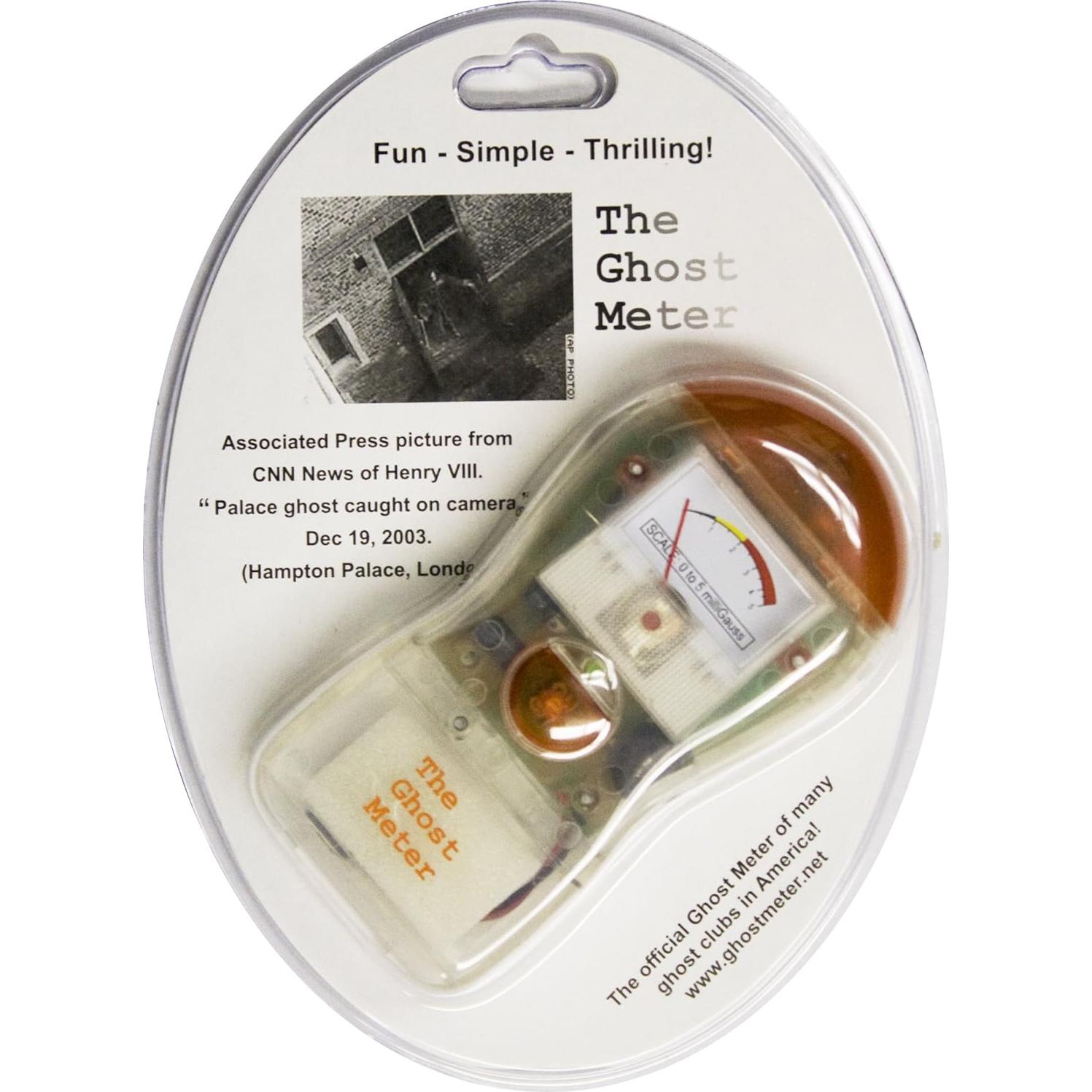 Medidor EMF Fantasma Tecnología Alternativa 9V Transparente