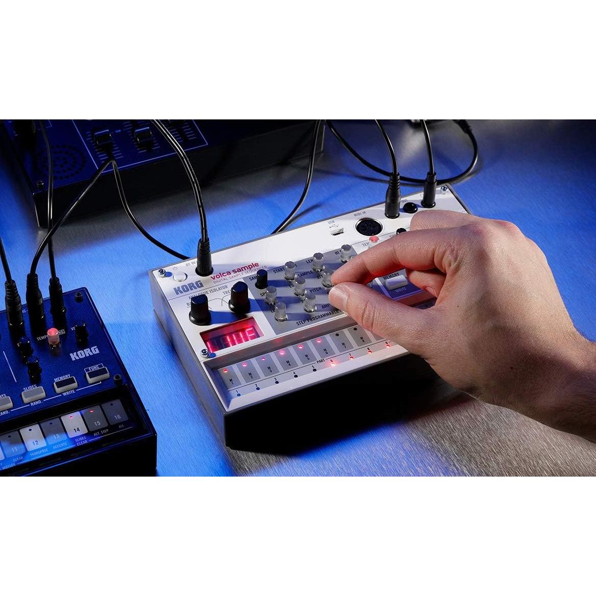 Korg Volca Sample 2 Secuenciador Digital con Fuente y Paño