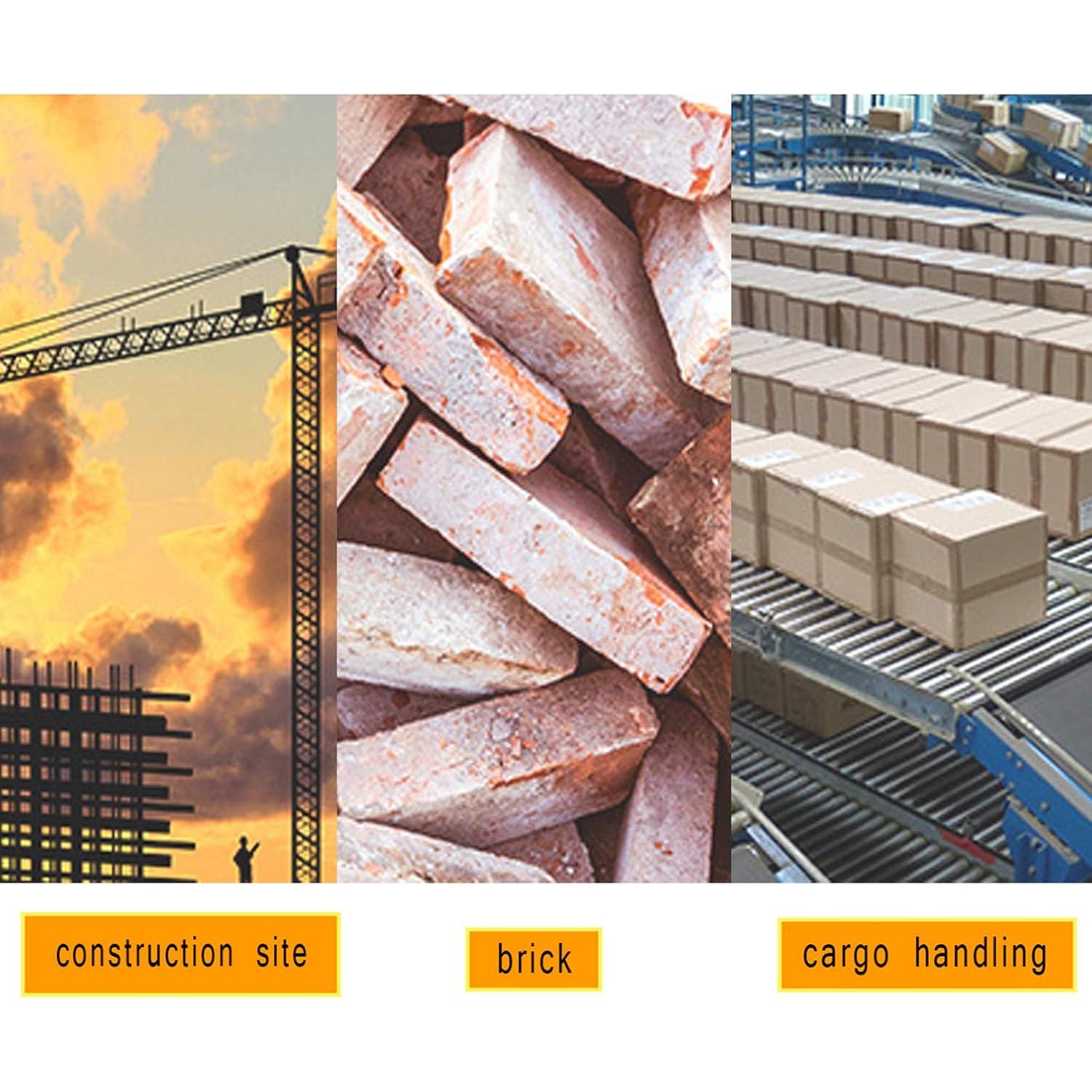 Guantes de Nylon Blanco Antideslizantes FANGULU - 10 Pares