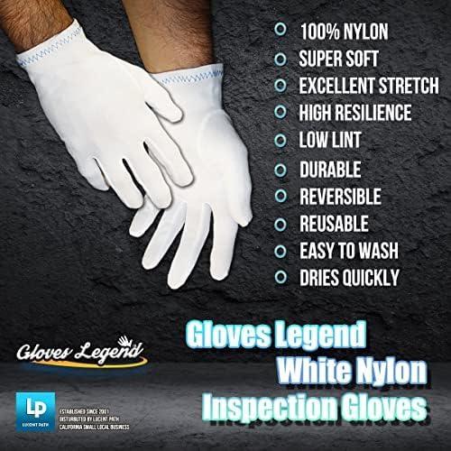 Guantes de Inspección Blancos Gloves Legend - 3 Pares