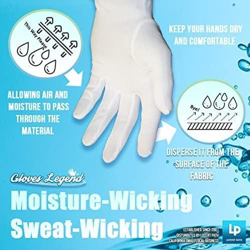 Guantes de Inspección Blancos Gloves Legend - 3 Pares