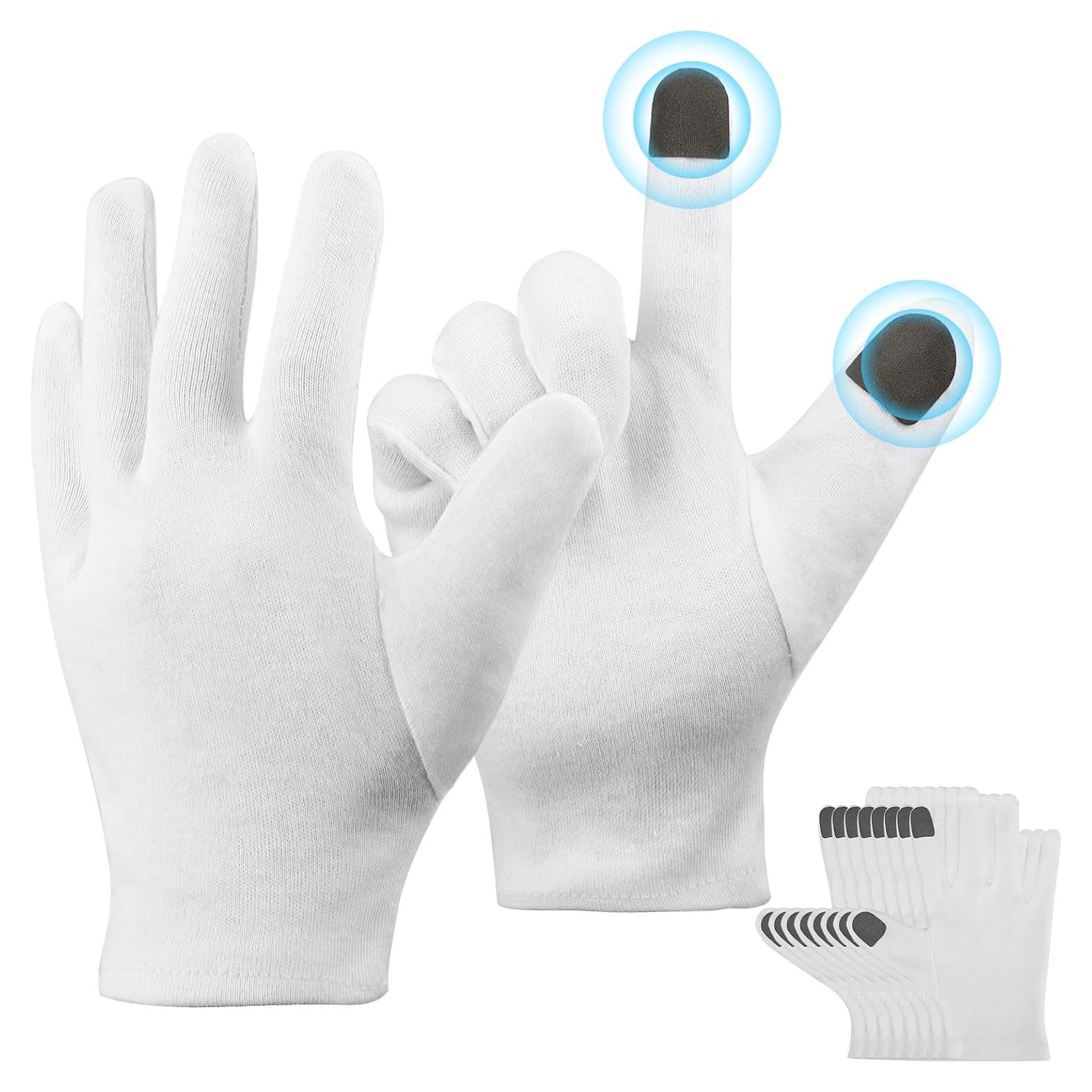 Guantes de Algodón Blancos ENPOINT - 5 Pares Pequeños