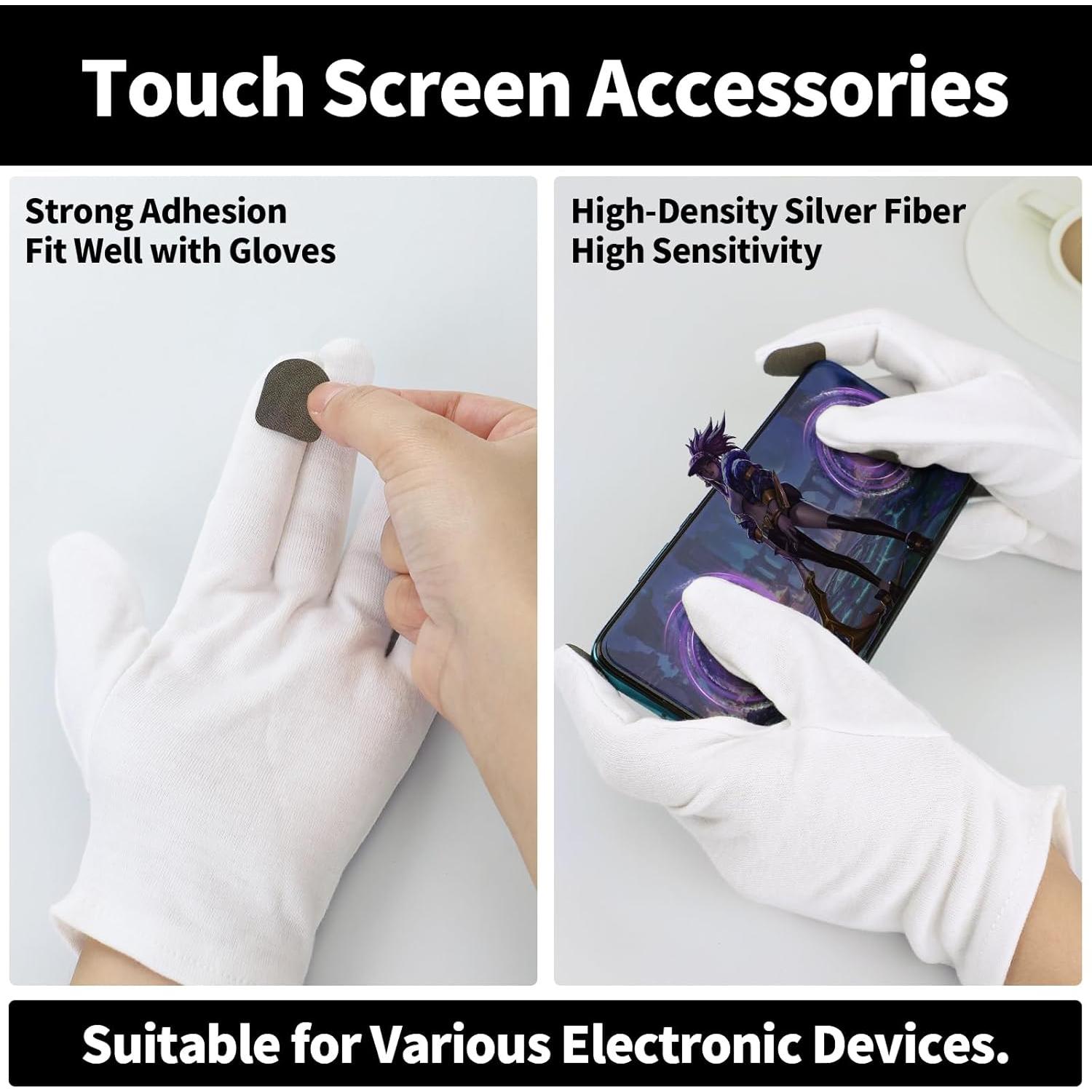 Guantes de Algodón Blancos ENPOINT - 5 Pares Pequeños