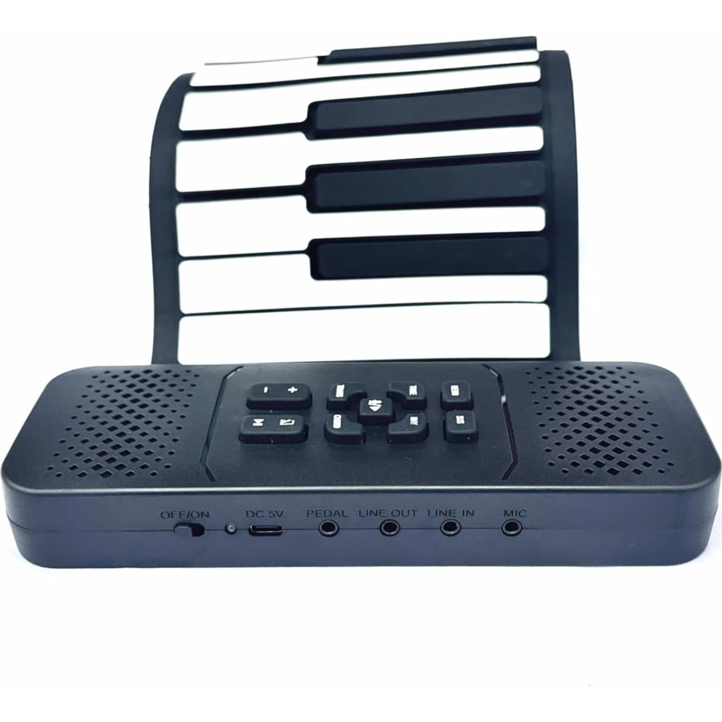 Teclado Plegable 88 Teclas MAGICON Negro con Batería Recargable