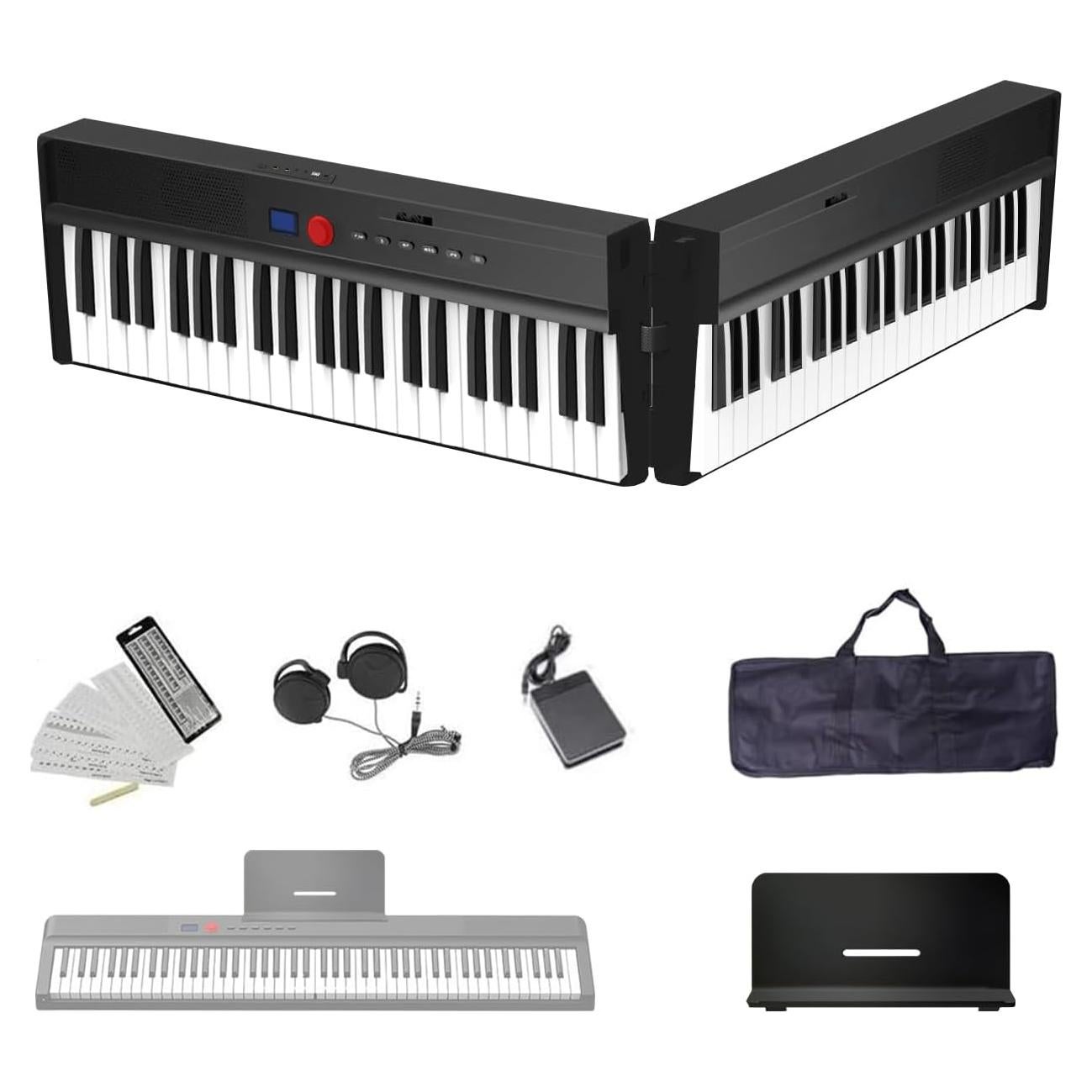 Teclado Plegable Longeye FOLD PRO 2 - 88 Teclas Semi-Pesadas