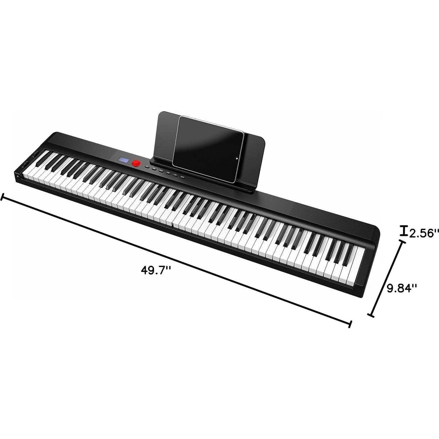 Teclado Plegable Longeye FOLD PRO 2 - 88 Teclas Semi-Pesadas