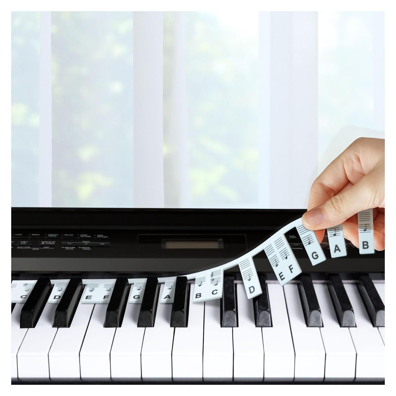 Etiquetas de Notas para Piano H&M Sound Mart - Adhesivo Nano