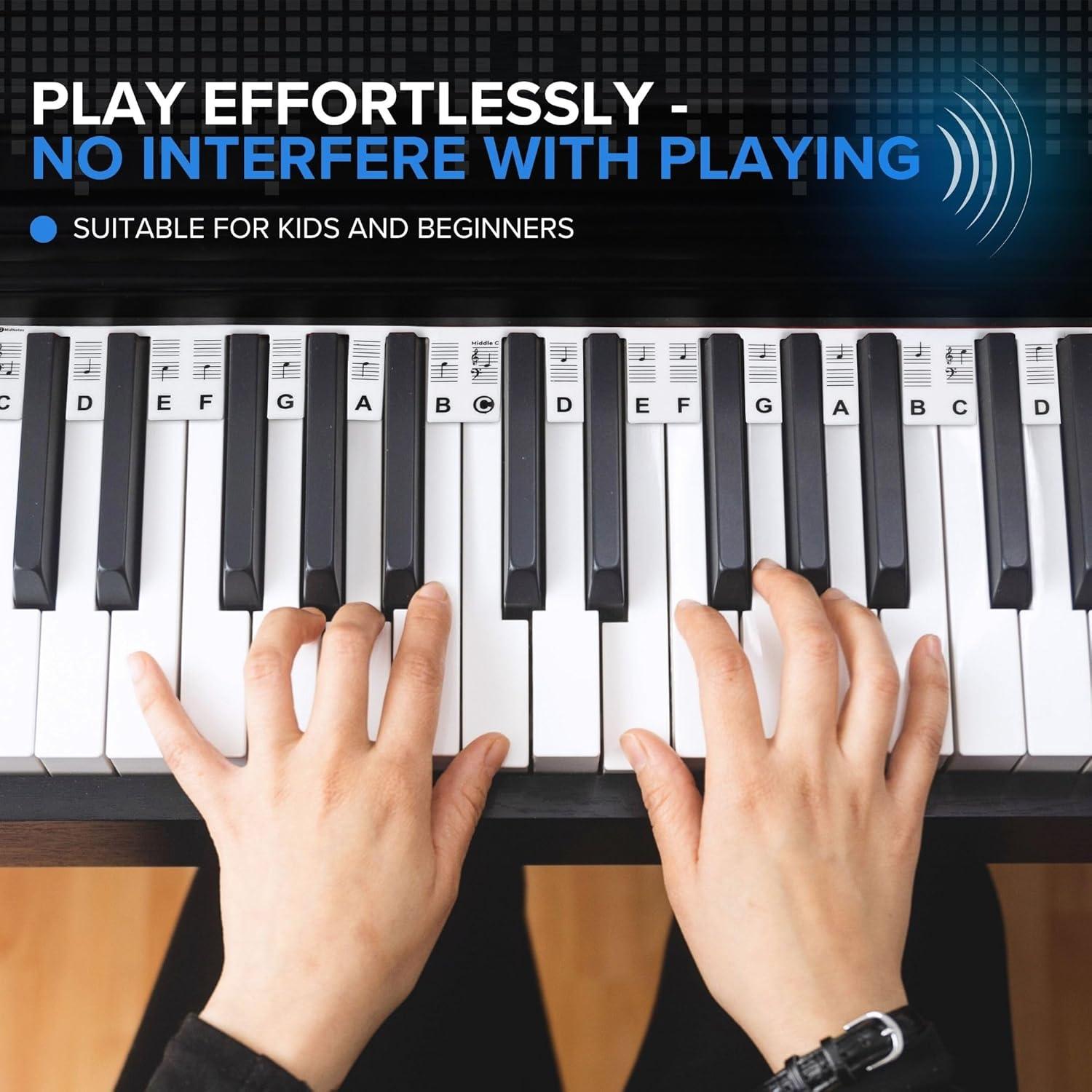 Etiquetas de Notas para Piano H&M Sound Mart - Adhesivo Nano