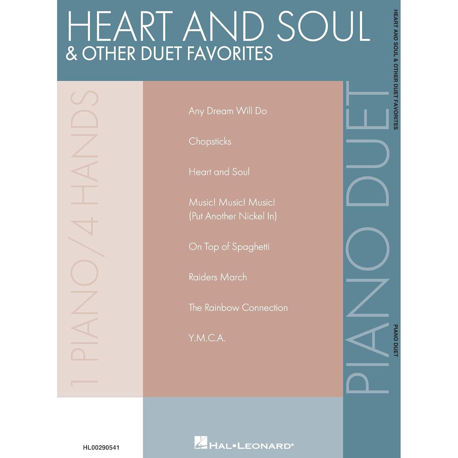 Heart and Soul & Other Duet Favorites | One Piano Four Hands Songbook for Intermediate Players | 8 Popular Piano Duets for Two Pianists | Sheet Music Arrangements for Piano Duets One Piano Four Hands