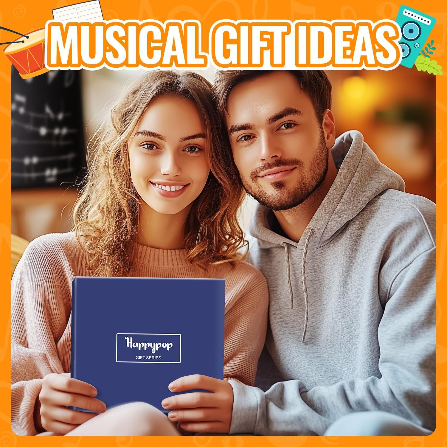 Calcetines Musicales para Hombres HAPPYPOP - Diseño de Notas