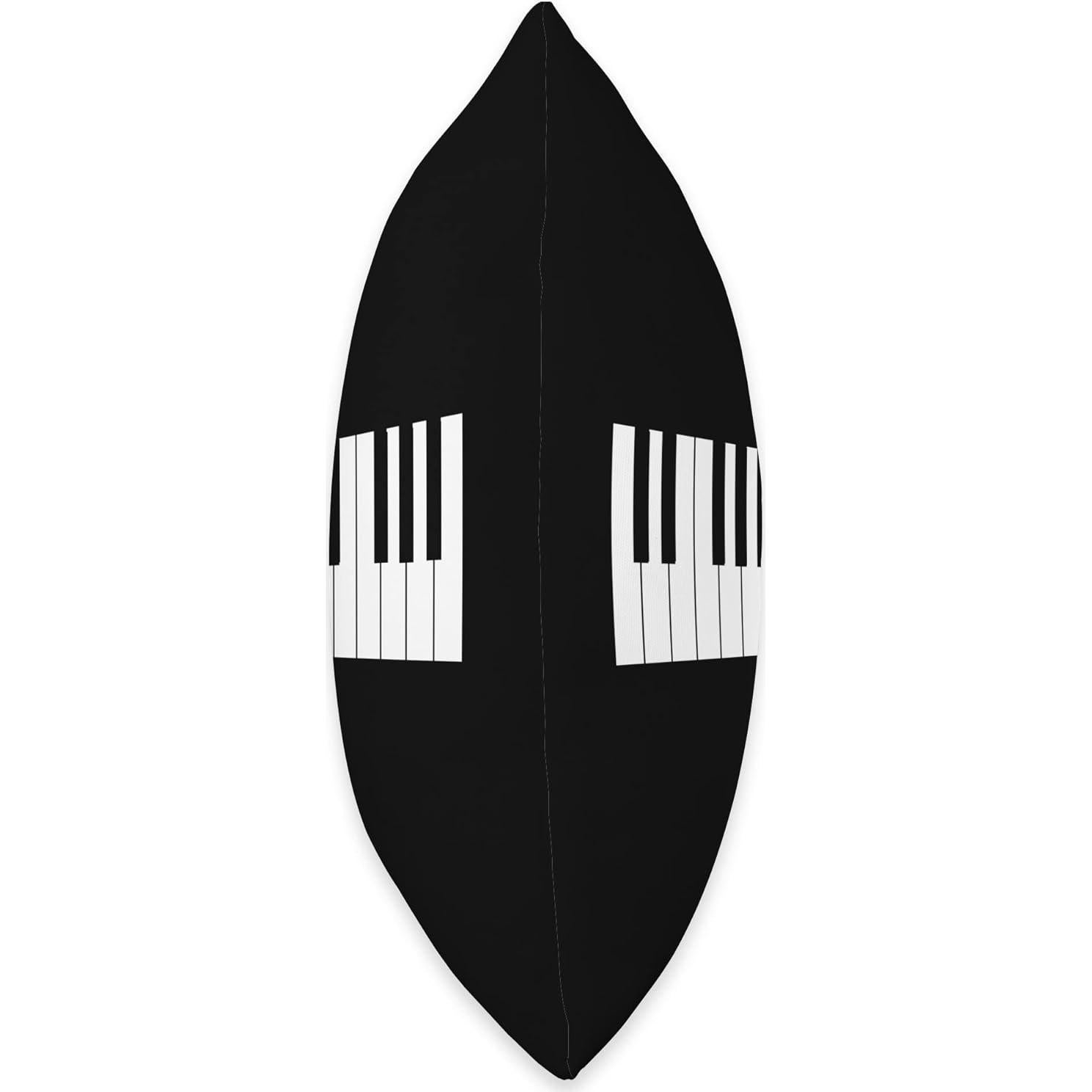 Cojín de Teclas de Piano 18x18 Disfraz Divertido