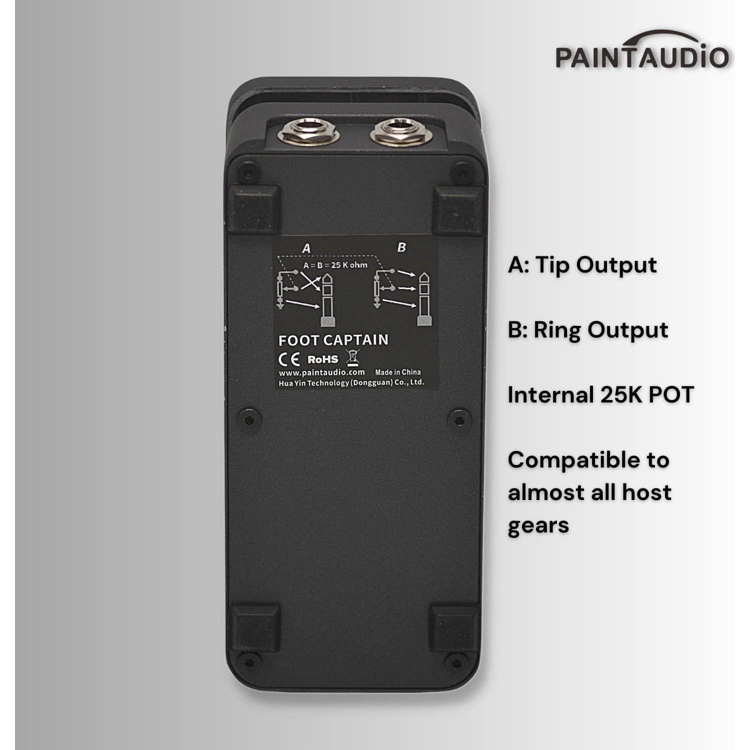 Pedal de Expresión Foot Captain Audio Paint Doble Salida