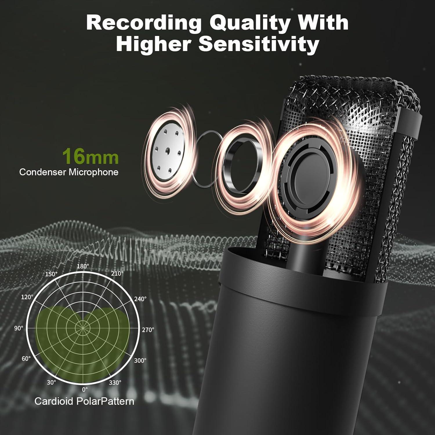 Equipo de Podcast para 2 Personas - Mezclador DJ MHS134