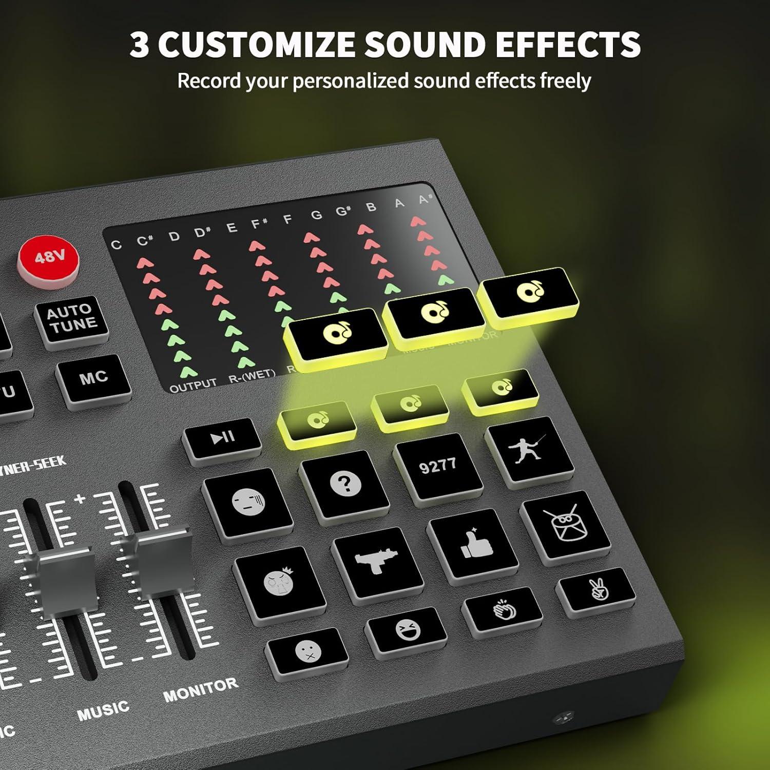 Equipo de Podcast para 2 Personas - Mezclador DJ MHS134