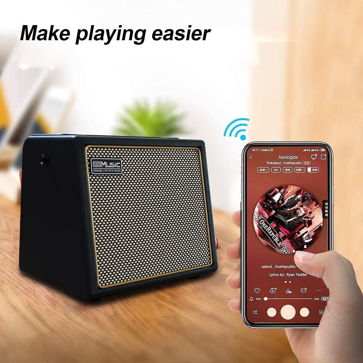 Amplificador de guitarra acústica BP-MINI 30W Bluetooth portátil