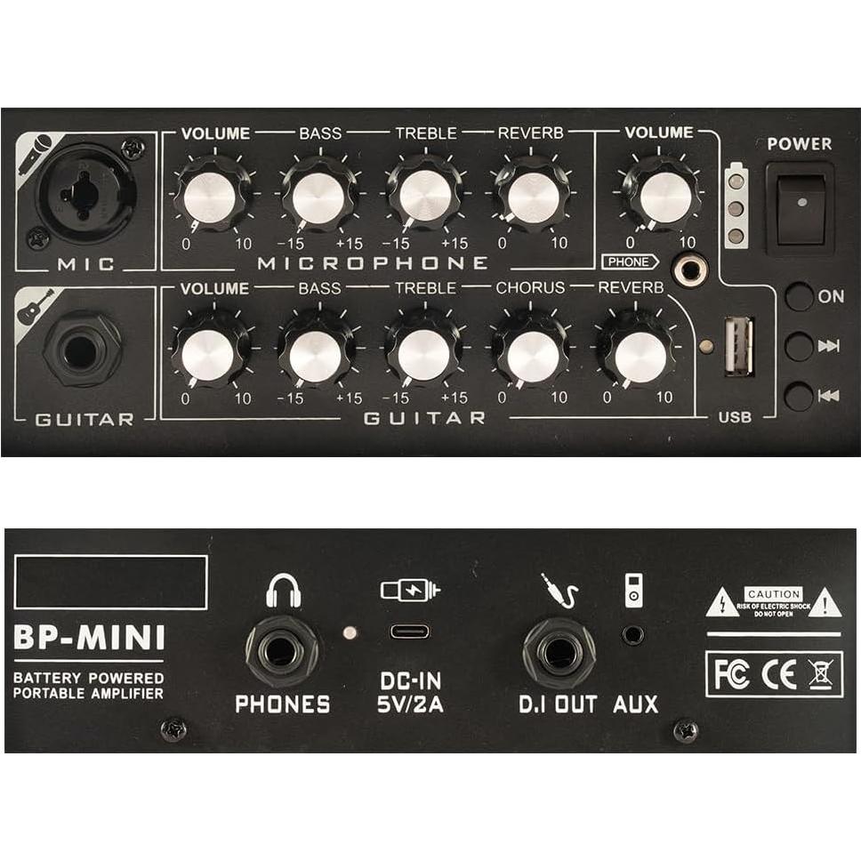 Amplificador de guitarra acústica BP-MINI 30W Bluetooth portátil