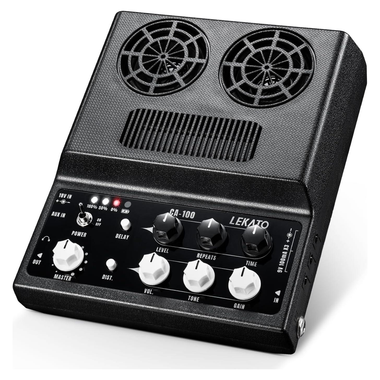 Amplificador de guitarra eléctrica LEKATO 20W Bluetooth portátil