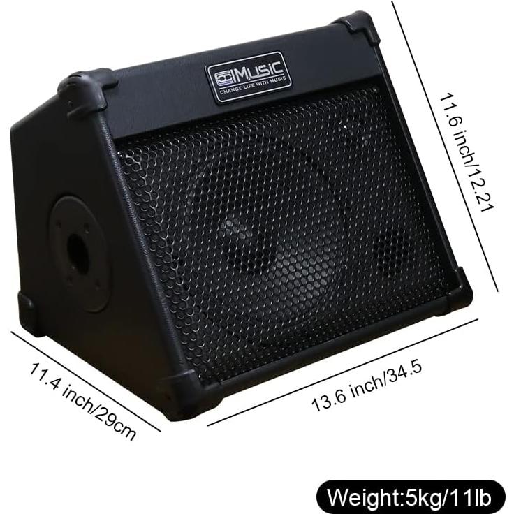 Amplificador Acústico Portátil Coolmusic BP40 40W Bluetooth